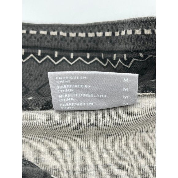 Columbia Sportswear Women's Gray Striped Print High Neck Jacket Sweatshirt Sz M - Picture 8 of 12